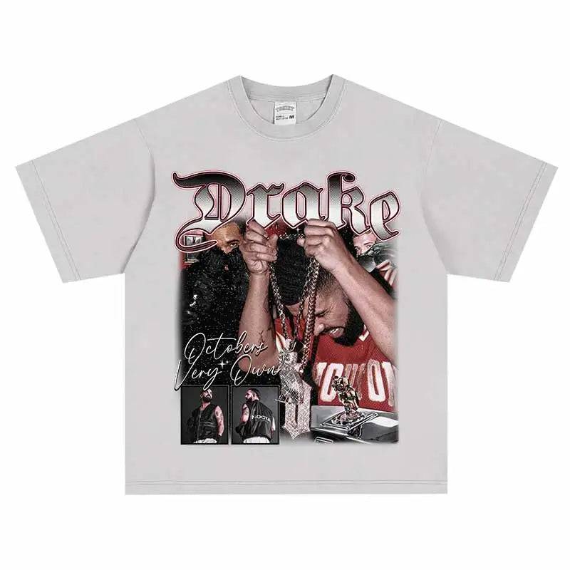 Light Grey Rich Drake T-Shirt