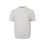 Light Grey Waffle Knit T-Shirt - Hipok Brand