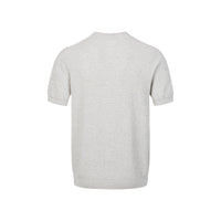 Light Grey Waffle Knit T-Shirt - Hipok Brand