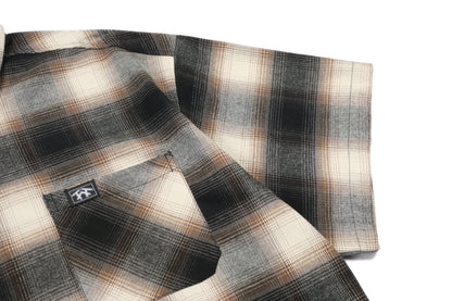 Rust Plaid Chicano Shirt - Hipok Brand