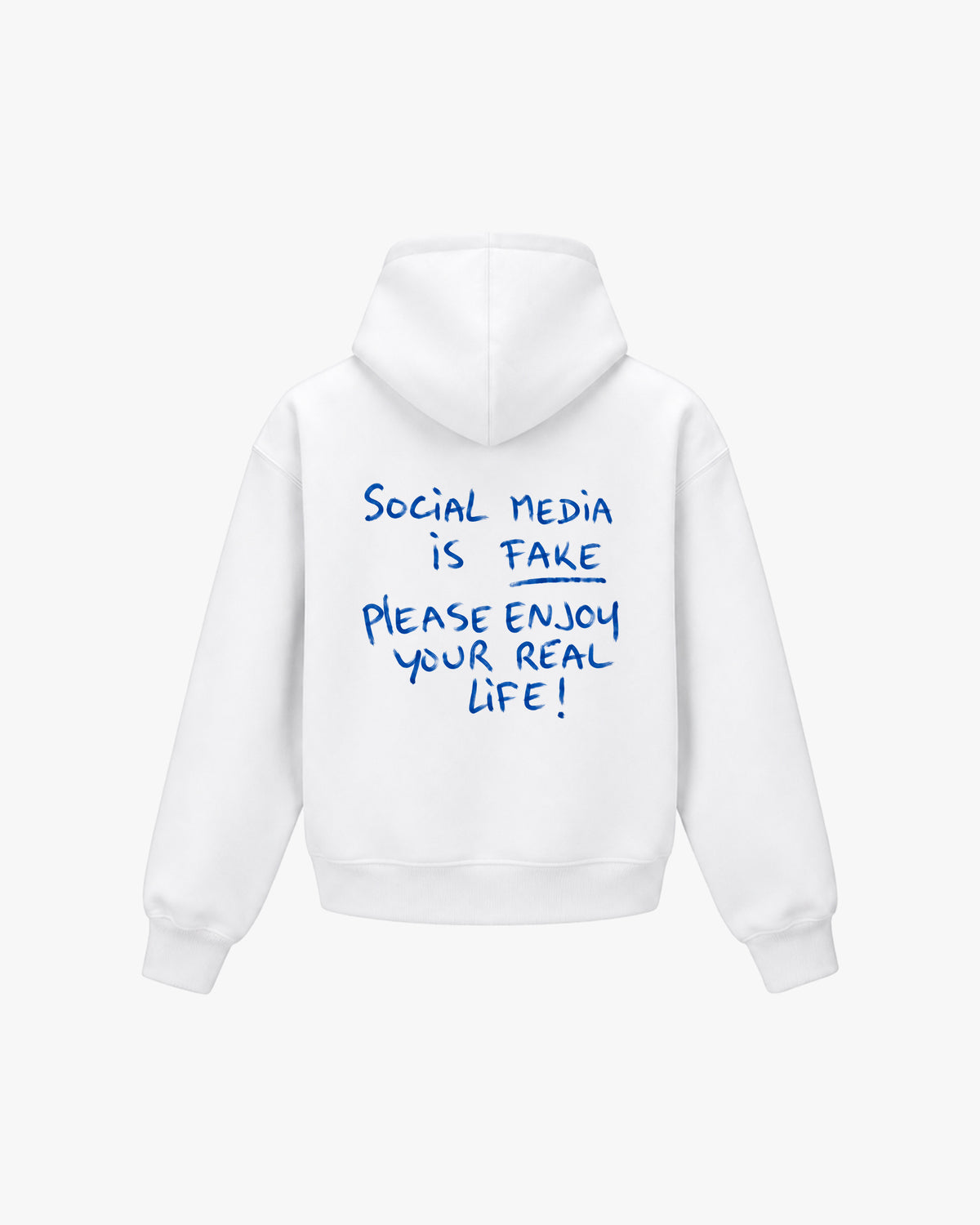 Social Oversized Hoodie - White