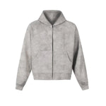 Stone Washed Grey Hoodie - Hipok Brand