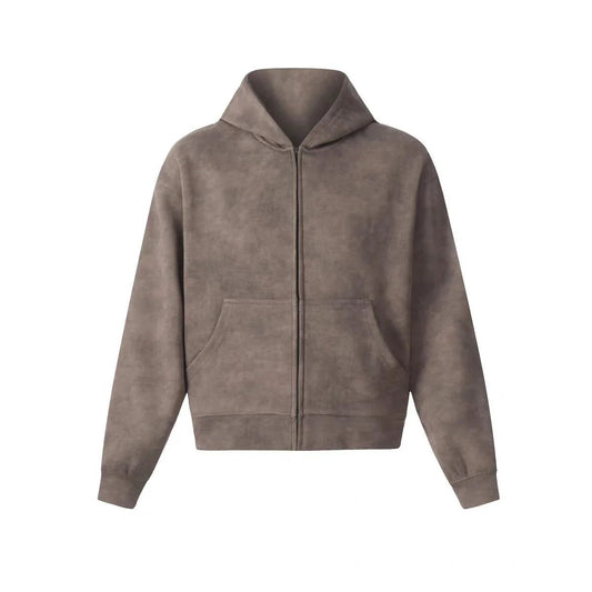 Stone Washed Taupe Hoodie - Hipok Brand