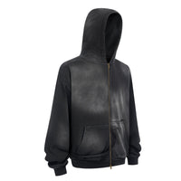 Washed Black ASHED Hoodie - Hipok Brand