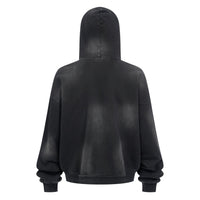 Washed Black ASHED Hoodie - Hipok Brand