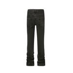 Washed Black Flare Denim - Hipok Brand