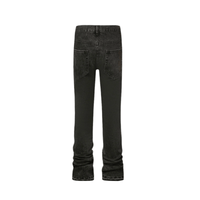 Washed Black Flare Denim - Hipok Brand