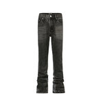 Washed Black Flare Denim - Hipok Brand