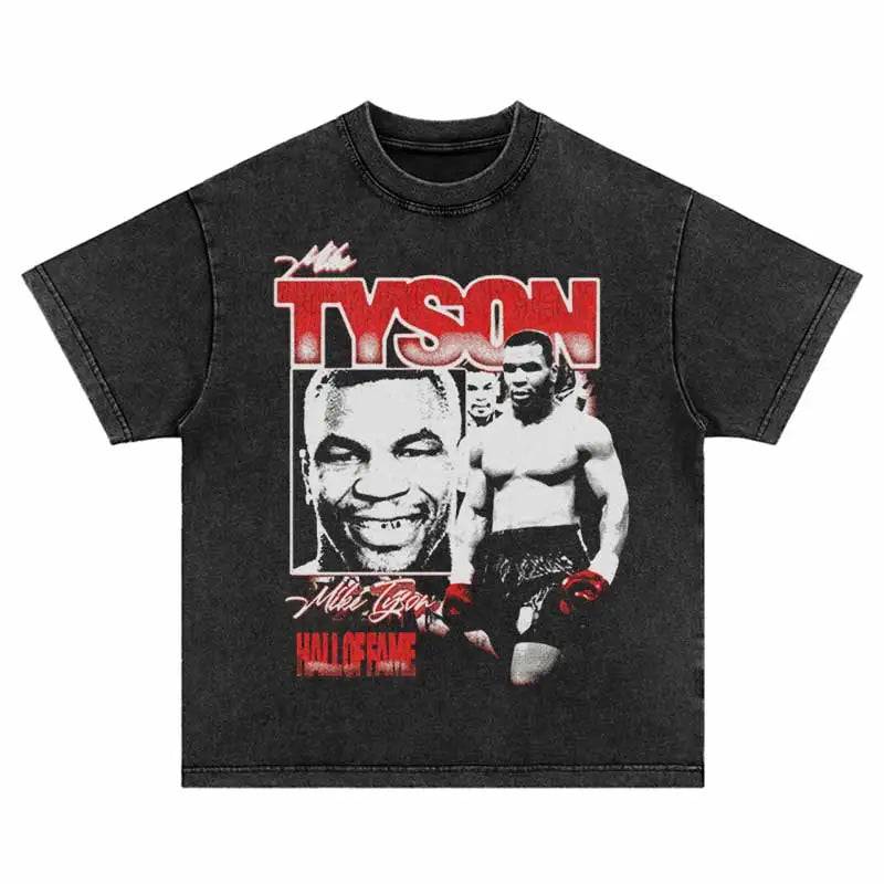 Washed Black Mike Tyson T-Shirt