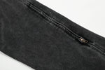 Washed Black Structure Zip Hoodie - Hipok Brand