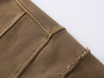 Washed Taupe Vintage Zip Hoodie - Hipok Brand