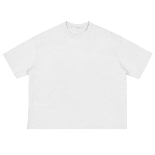 White Boxy Fit T-Shirt - Hipok Brand