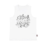 White Chicano Lettering Tank Top - Hipok Brand