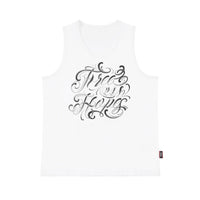 White Chicano Lettering Tank Top - Hipok Brand