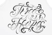 White Chicano Lettering Tank Top - Hipok Brand