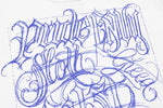 White Chicano Lettering Tank Top v2 - Hipok Brand
