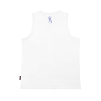 White Chicano Lettering Tank Top v2 - Hipok Brand
