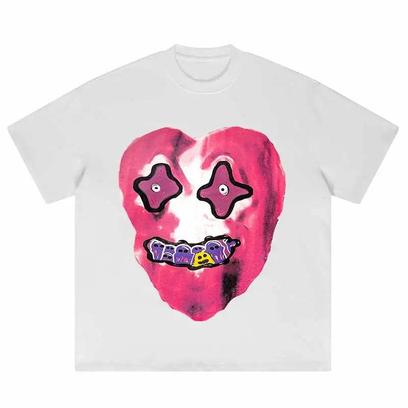 White Heart Monster T-Shirt