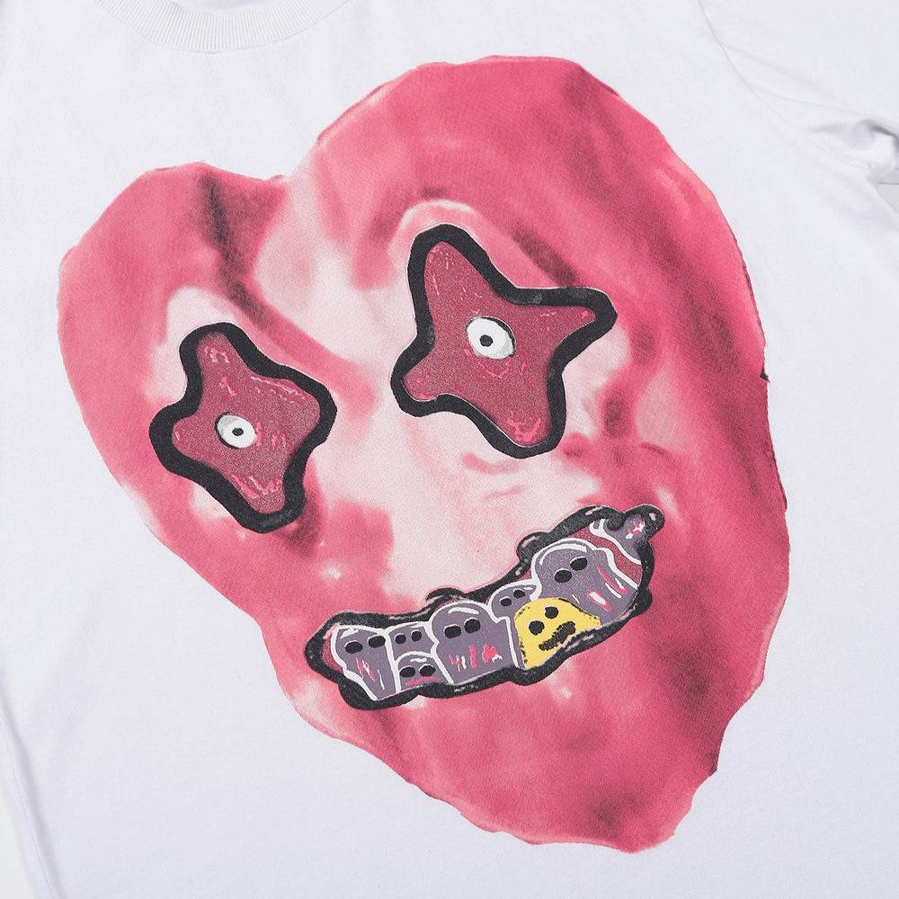 White Heart Monster T-Shirt