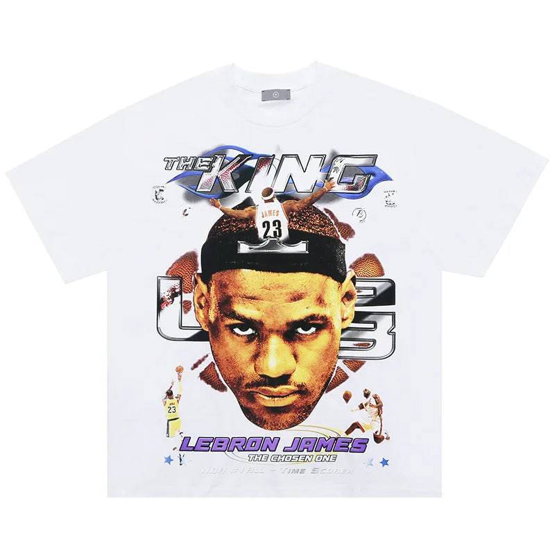 White LeBron King T-Shirt