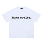 White Rich T-Shirt - Hipok Brand